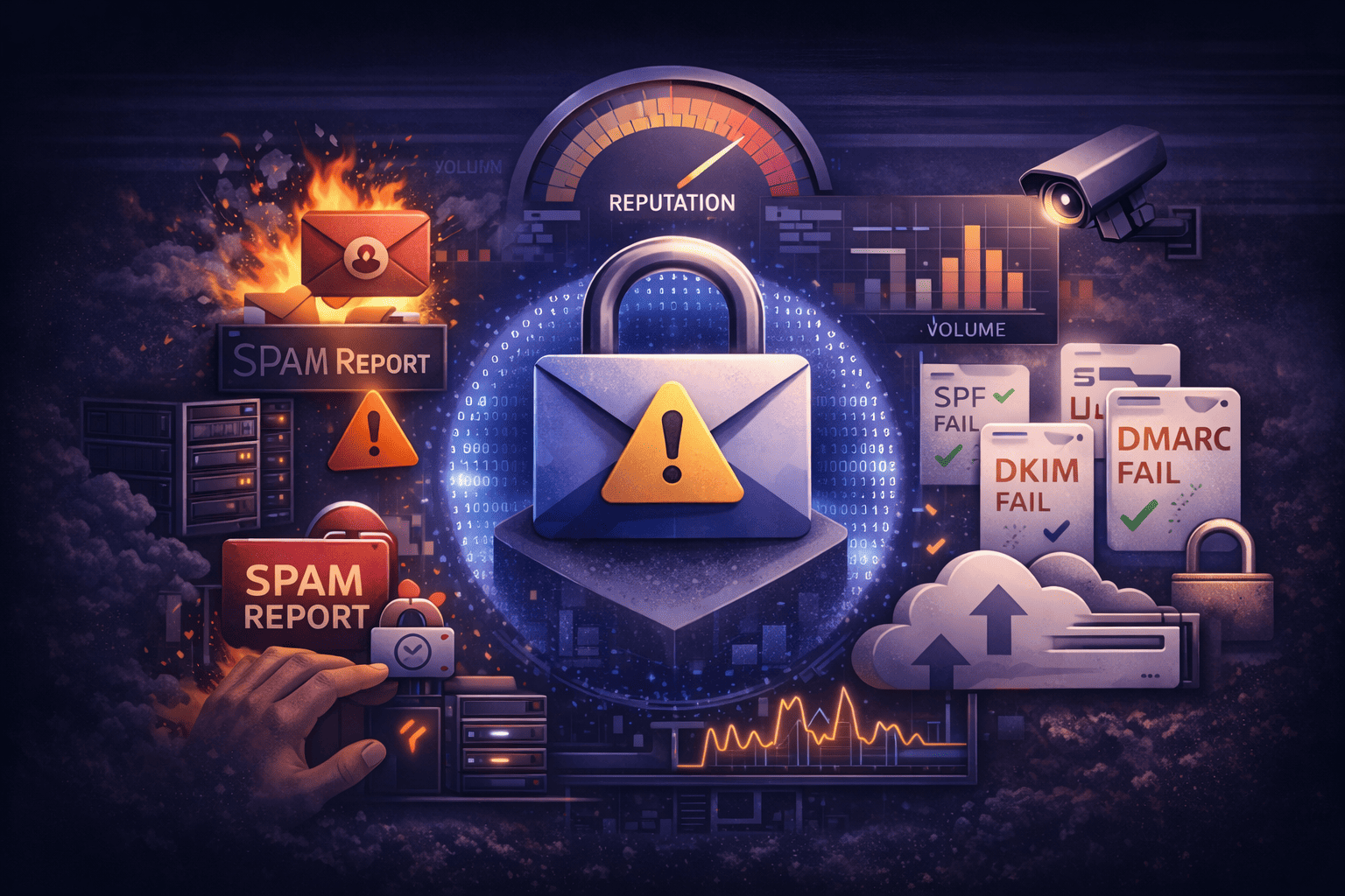 Diagram showing how Sender Rewriting Scheme (SRS) fixes SPF failures during email forwarding