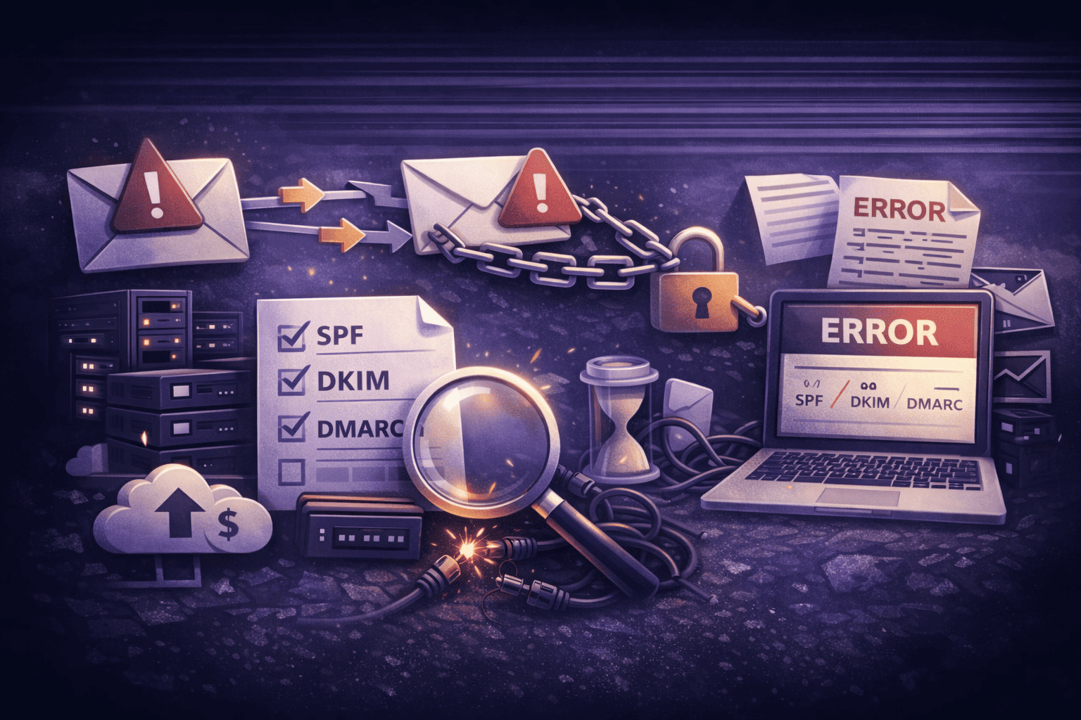 Domain email setup troubleshooting when login works but mail fails