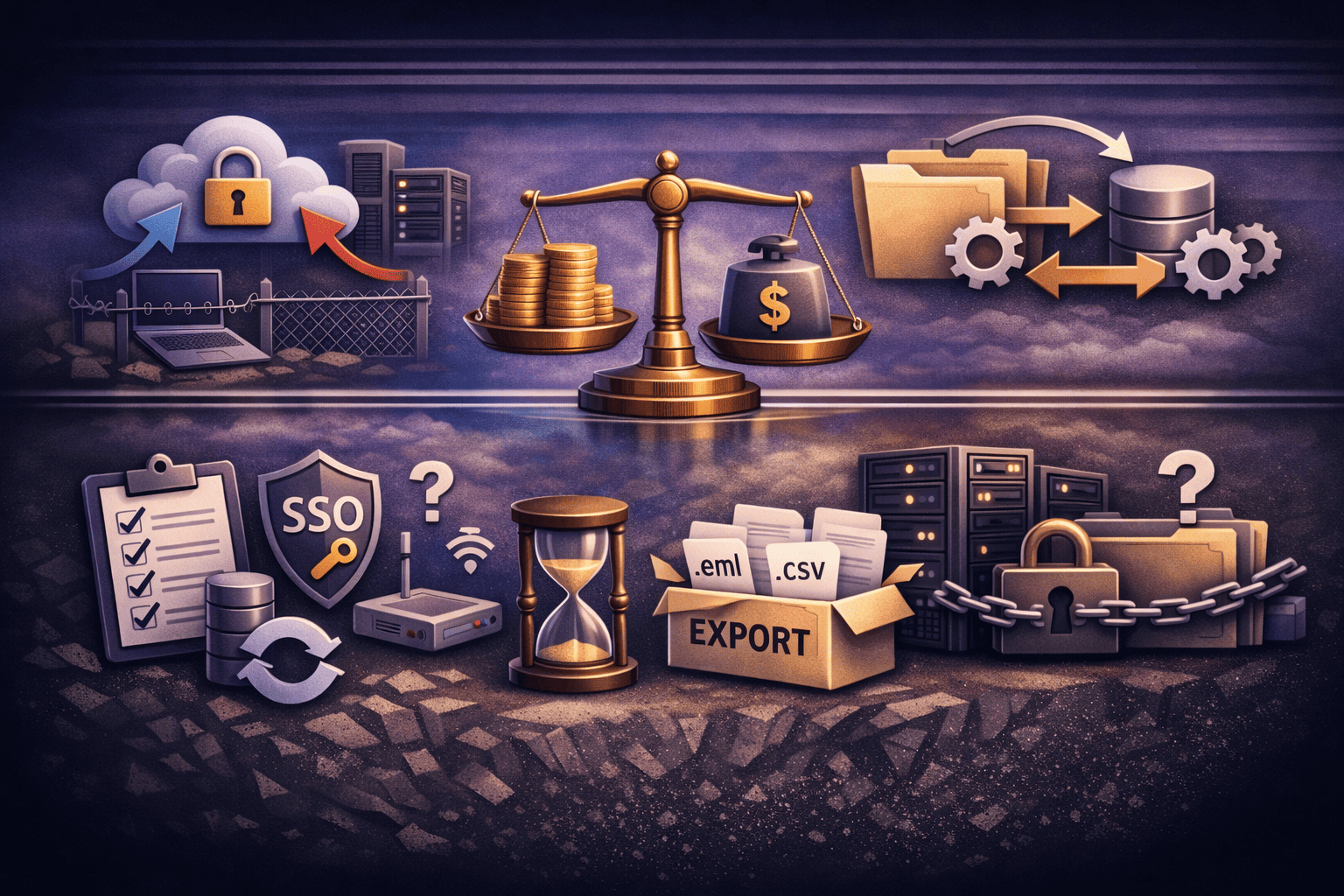 Domain reputation email: diagram showing how domain taint follows a sender across IP changes and hosting providers