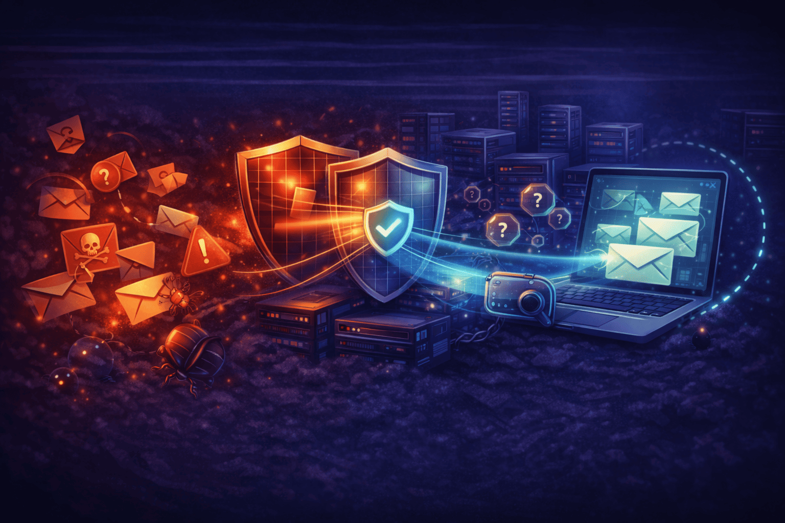 TrekMail spam protection dashboard