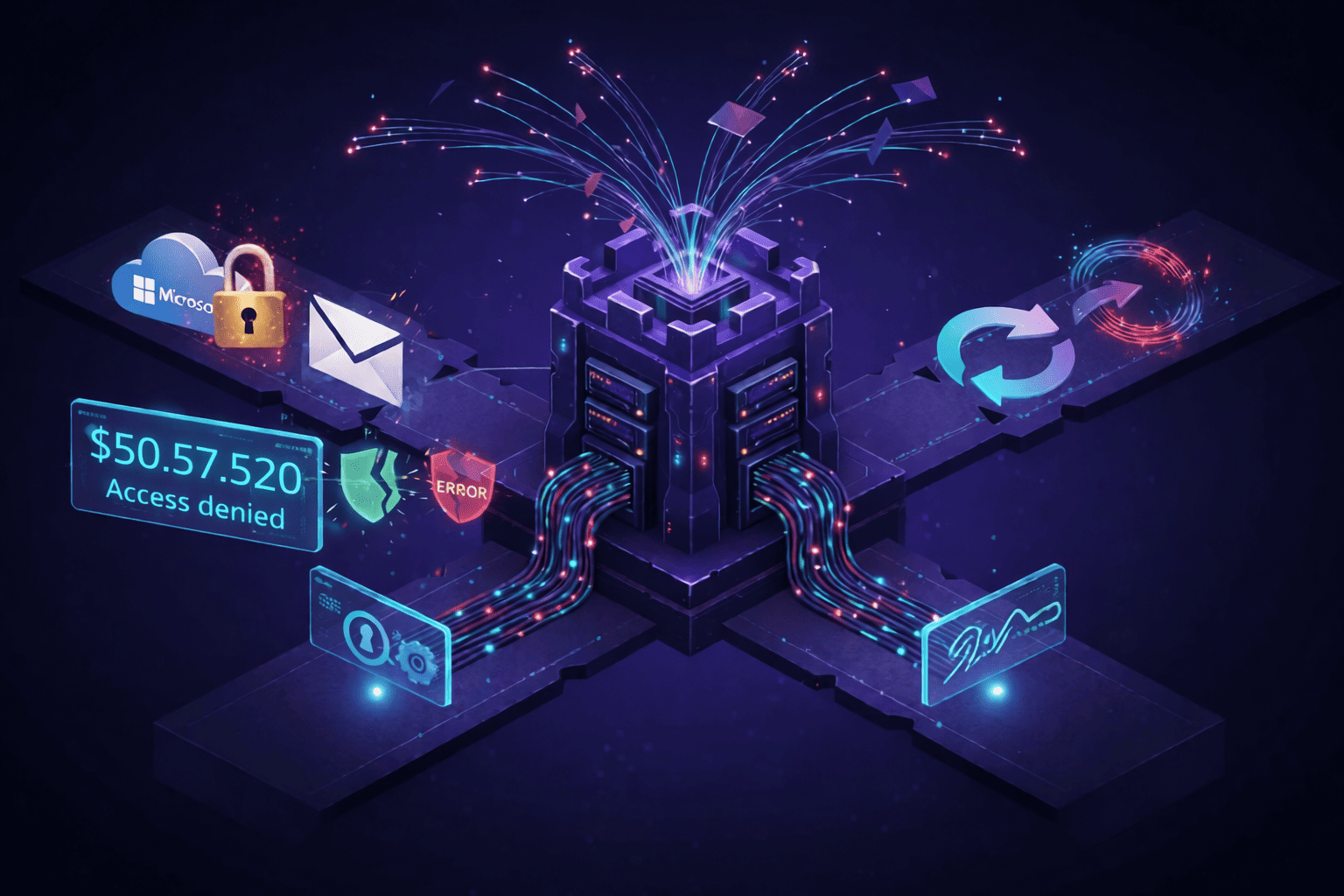 Domain email setup guide showing DNS and mailbox configuration