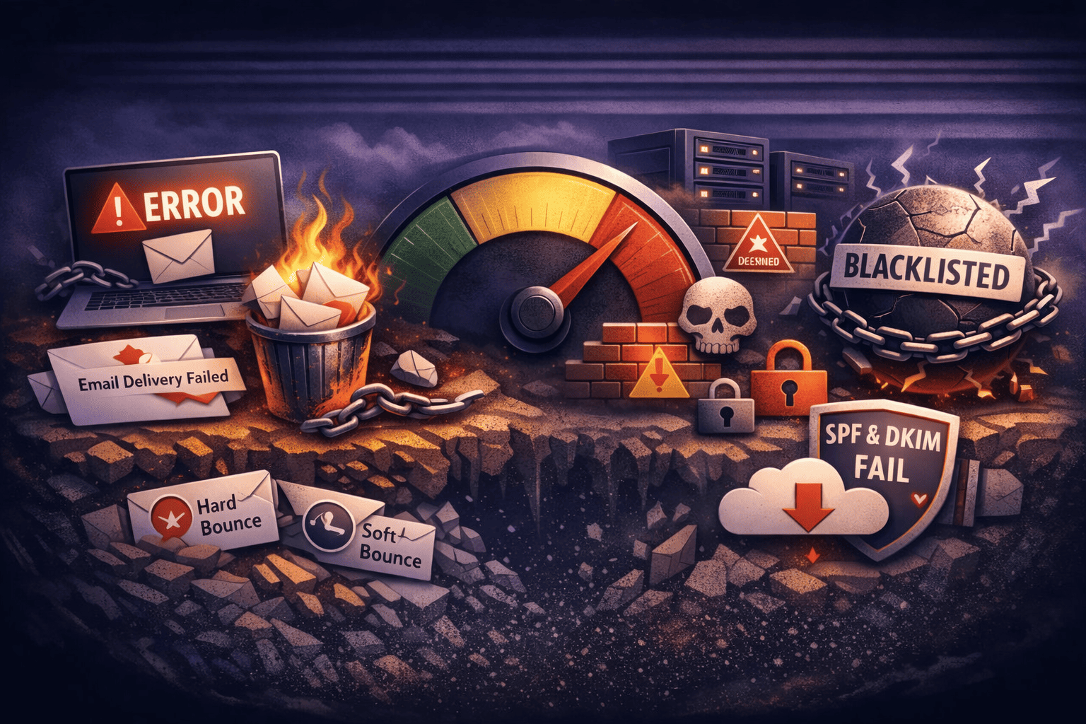 Auto email forwarding flow diagram showing routing paths