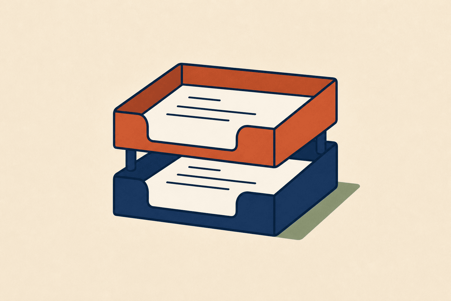 Two invoices stacked for the same team of people