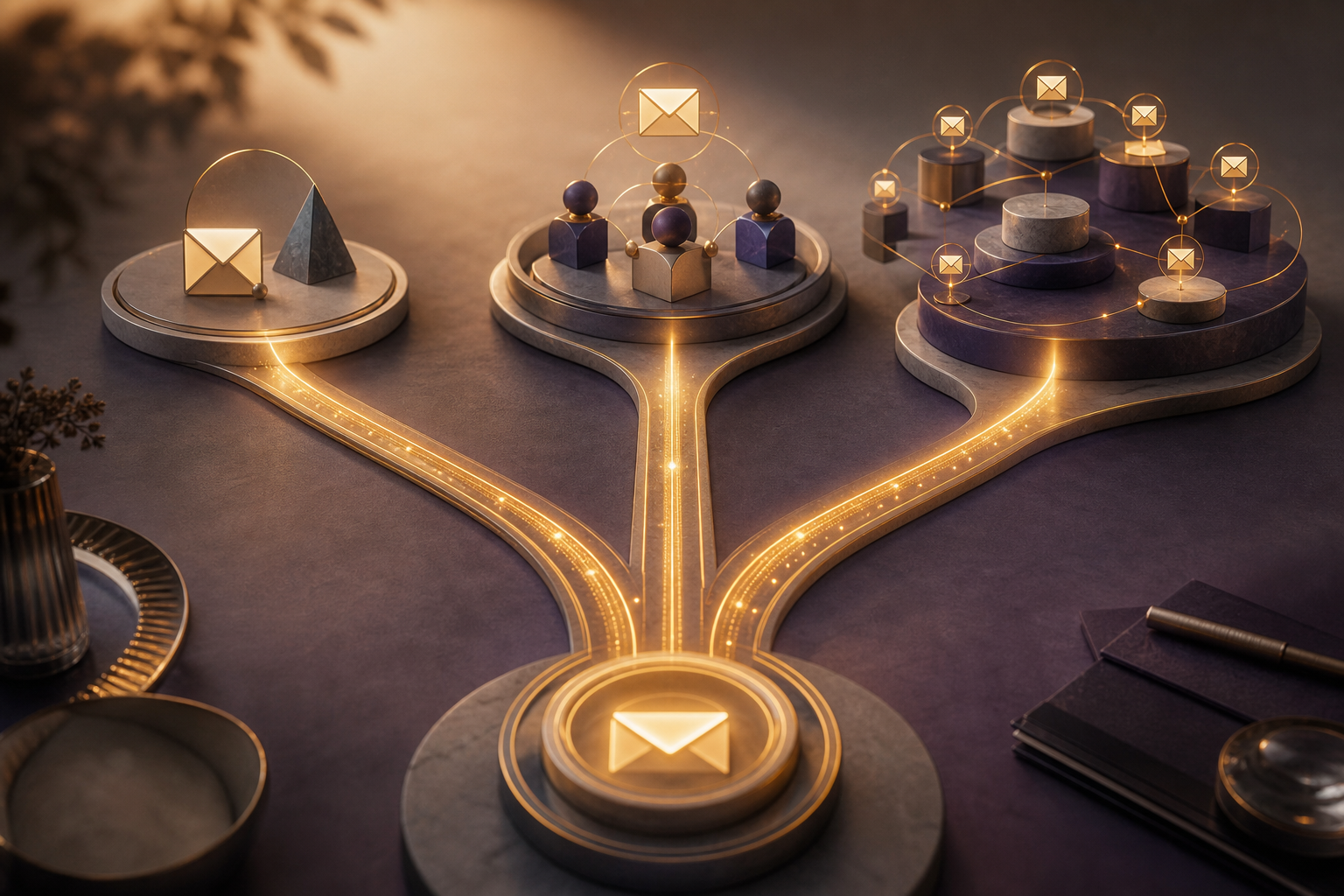 Business email setup decision tree for new companies