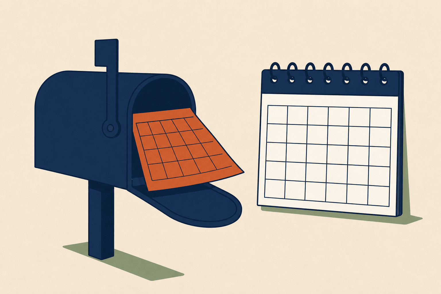A side-by-side comparison of two email hosting setups on a desk