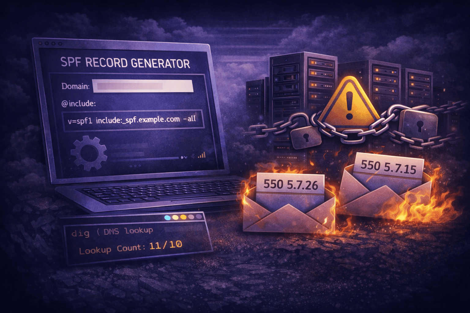 SPF Lookup Limit: Fix the 10 DNS Lookup Problem