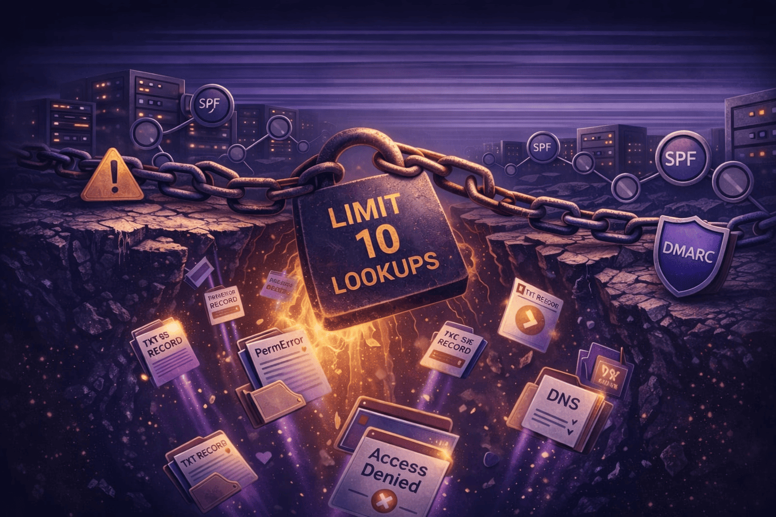 SPF Too Many DNS Lookups: Fix the 10-Lookup PermError