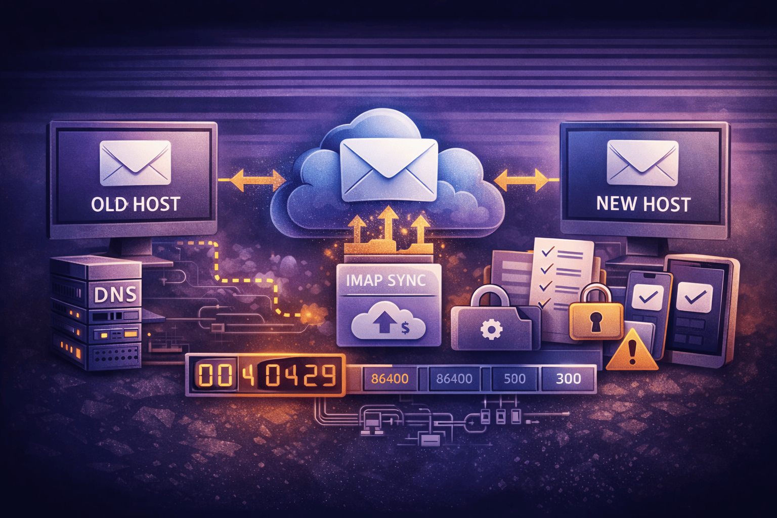 Email Transfer: DNS, IMAP Copy, and Cutover Explained