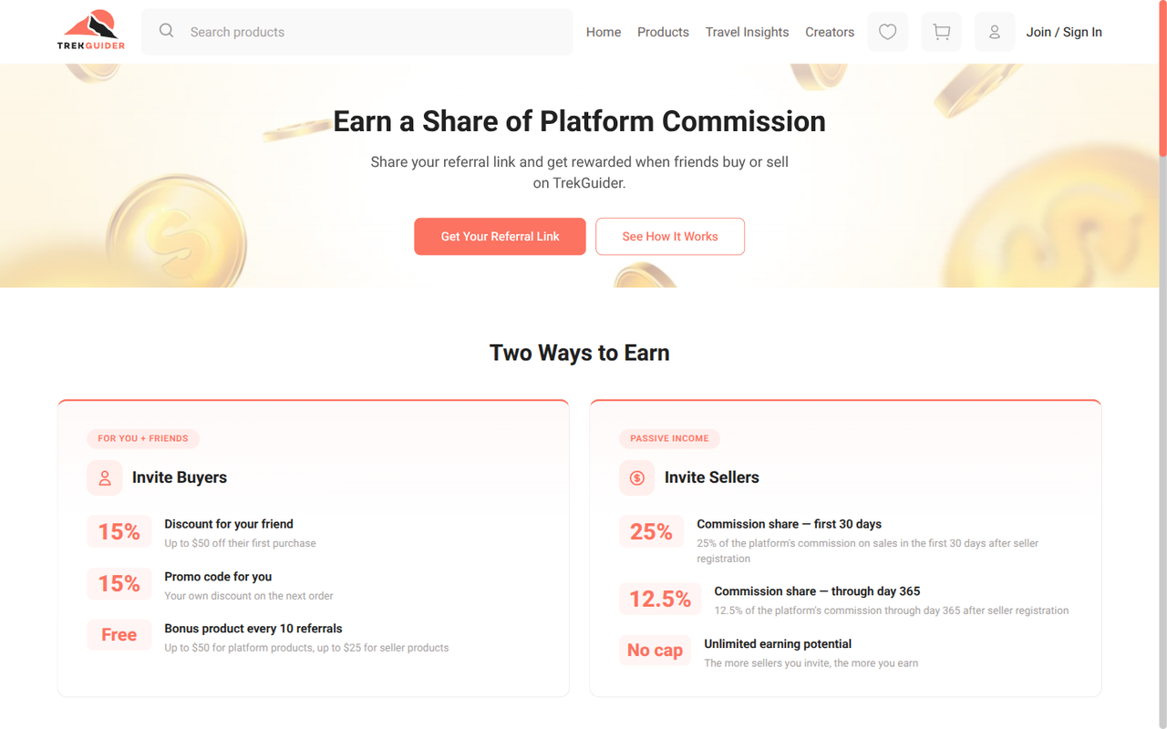 The referral program